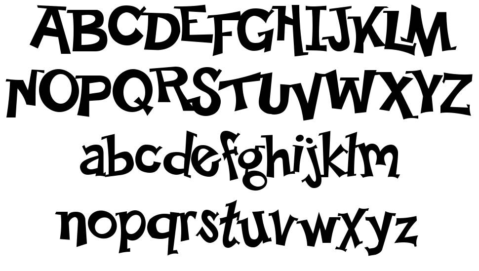 Happy Serif font specimens