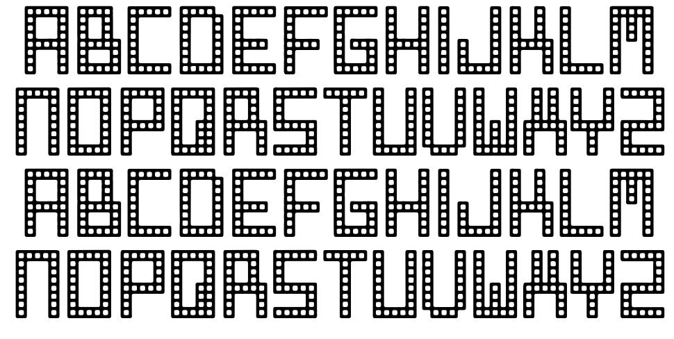Happy Square font specimens