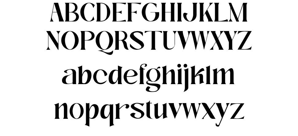 Happy Working font specimens