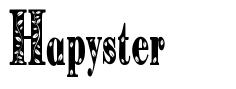 Hapyster 字形