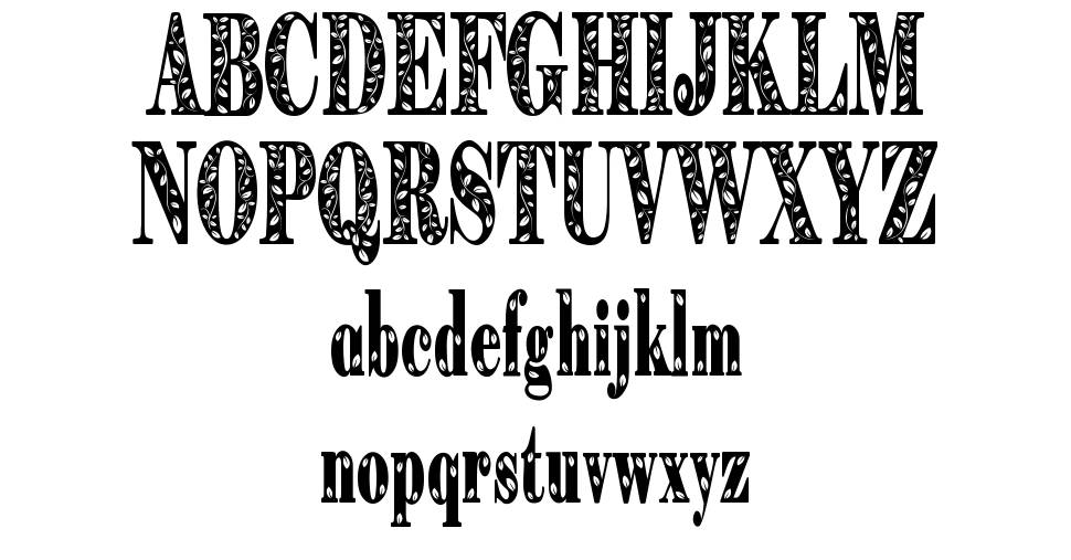 Hapyster font specimens