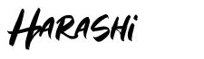 Harashi шрифт