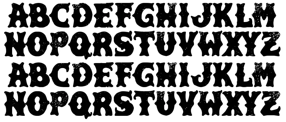 Hard & Fast Co.font specimens