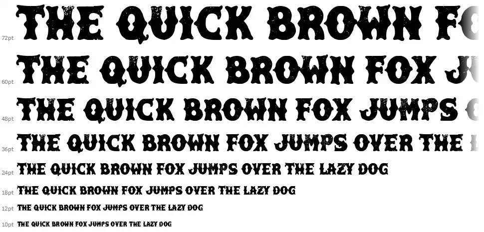 Hard & Fast Co.font waterfall