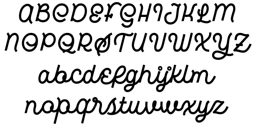 Hardino font Örnekler