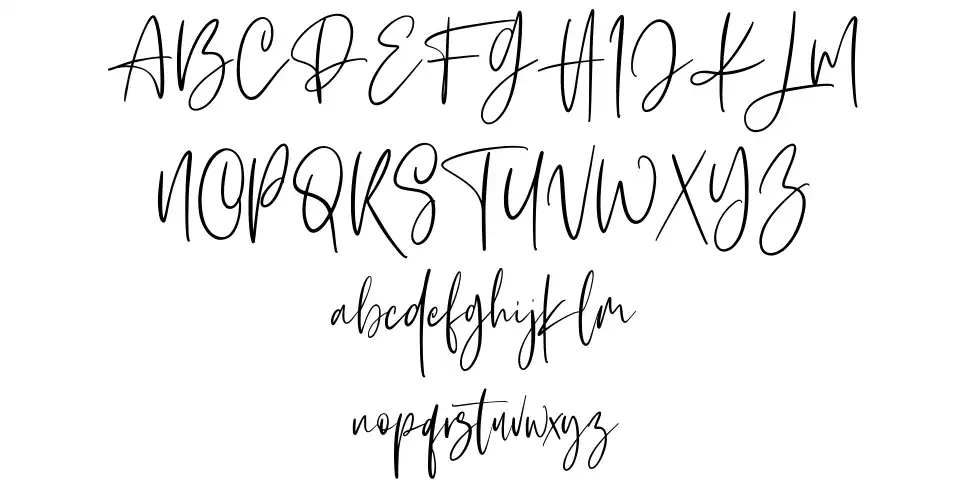 Hardtrackfont specimens