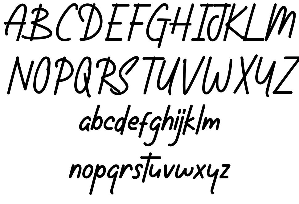 Harella font specimens