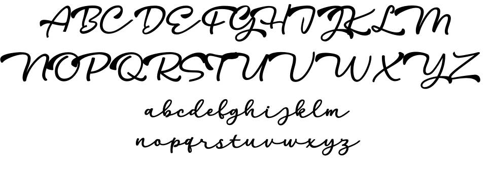 Harith font specimens