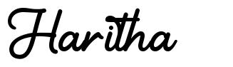 Haritha шрифт