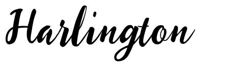 Harlington шрифт