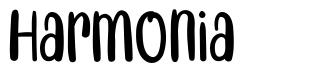 Harmonia font