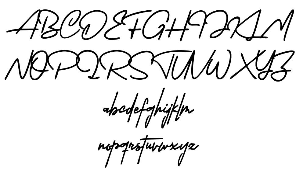Haroopath font specimens