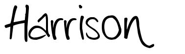 Harrison font