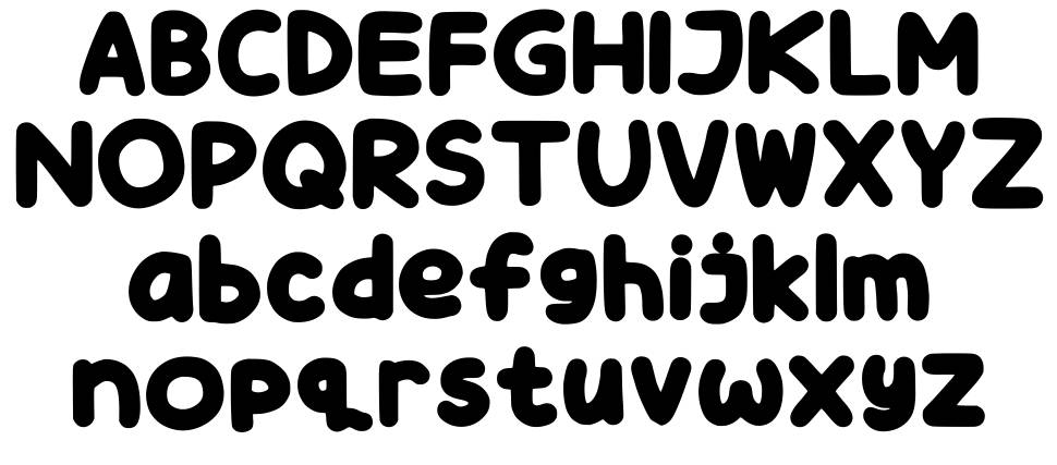 Hashi font specimens