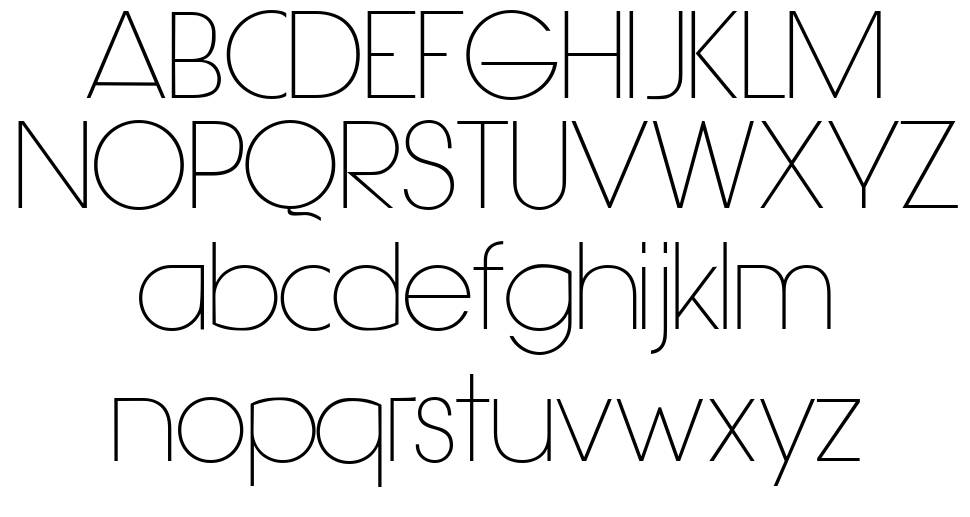 Hasteristico font specimens