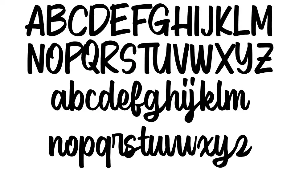 Hastife Scriptfont specimens