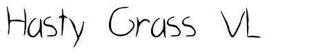 Hasty Grass VL font