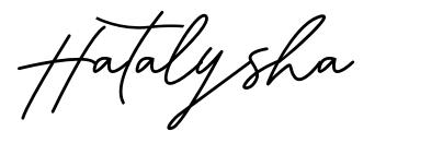 Hatalysha шрифт