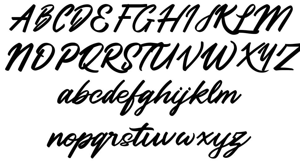 Hatchy font Örnekler
