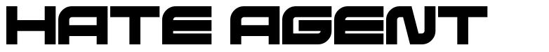 Hate Agent font
