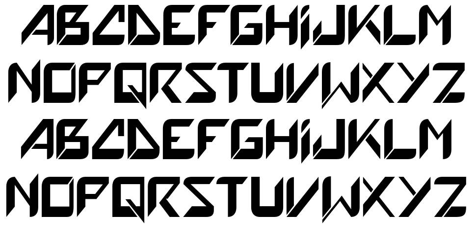 Hatove font specimens