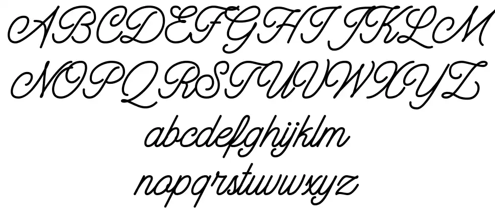 Hatterlinefont specimens