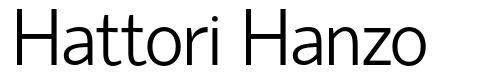 Hattori Hanzo шрифт
