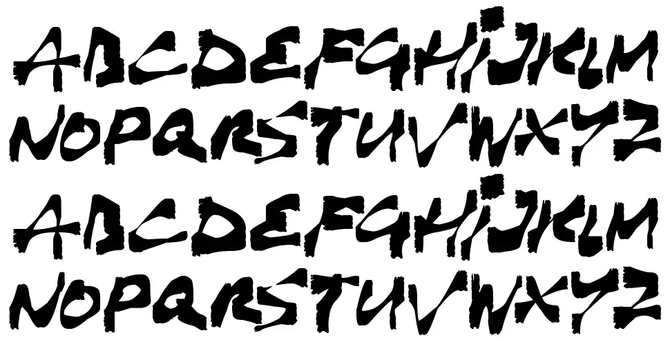 Hauntingfont specimens