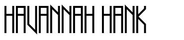 Havannah Hank шрифт