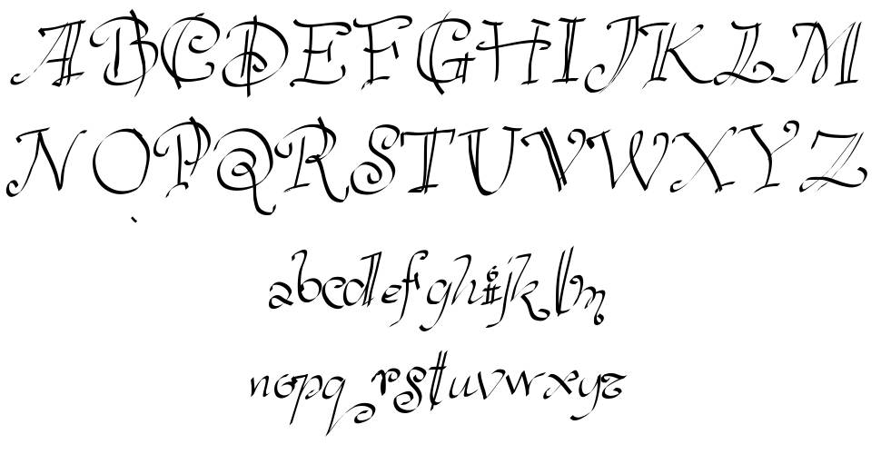 Havelseen font specimens