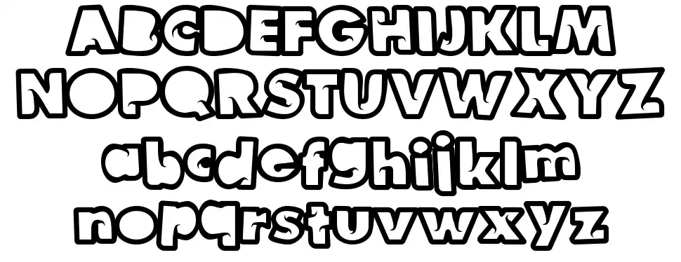 Hawt Comix font specimens