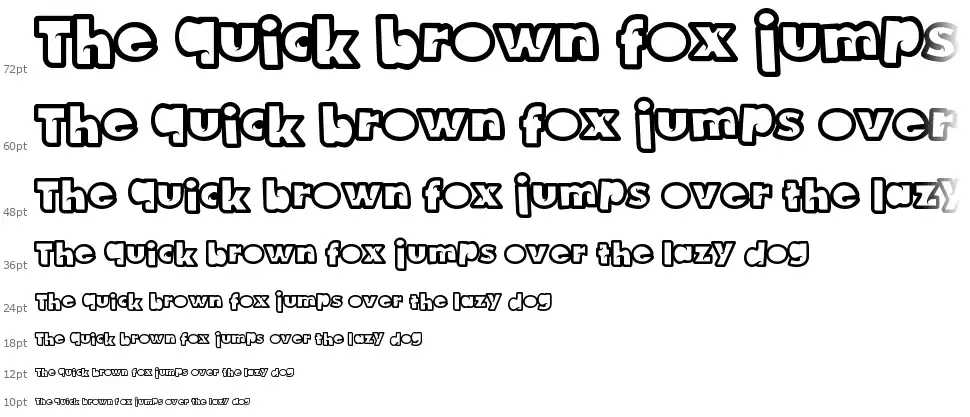 Hawt Comixfont waterfall