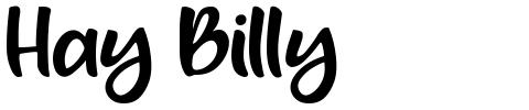 Hay Billy