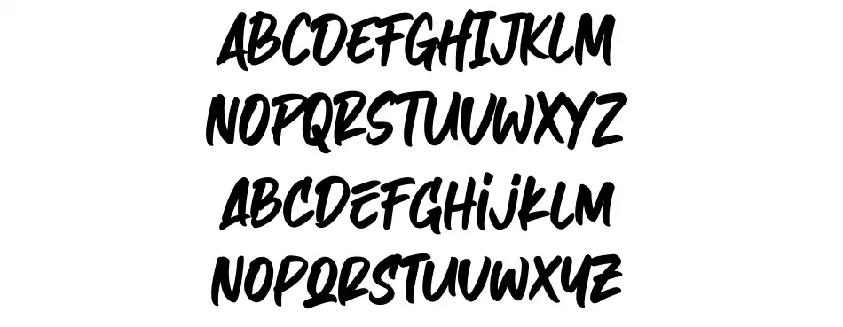 Hazard Specimen Hazardfont specimens