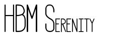 HBM Serenity шрифт
