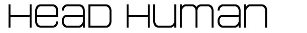 Head Human font