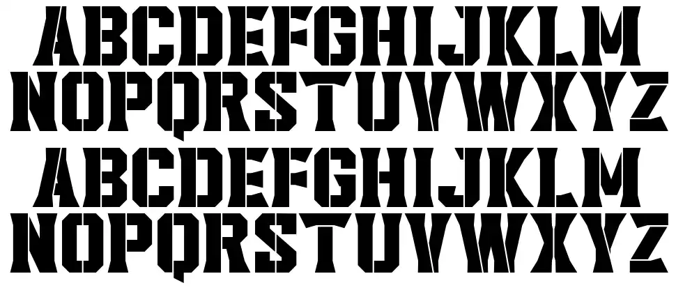 Headcorpsfont specimens