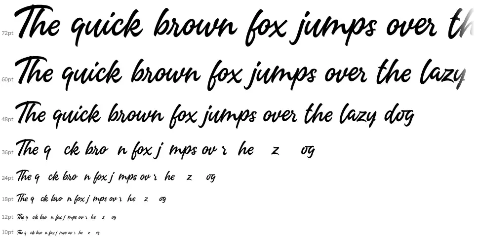 Headey Script font Şelale