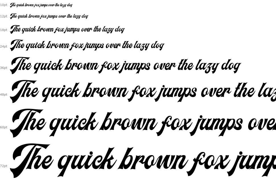 Headster font Waterfall