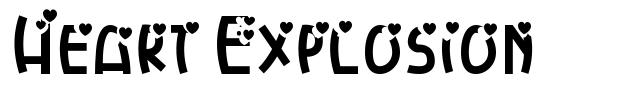 Heart Explosion 字形