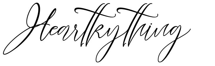 Heartkything font
