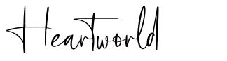 Heartworld шрифт