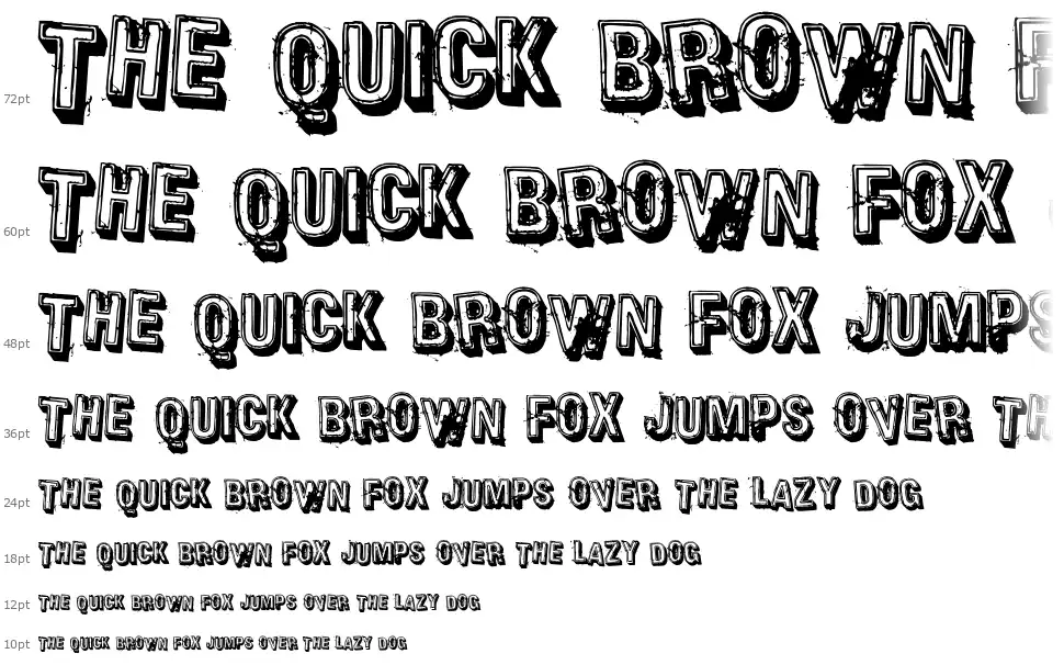 Heavy Rotationfont waterfall