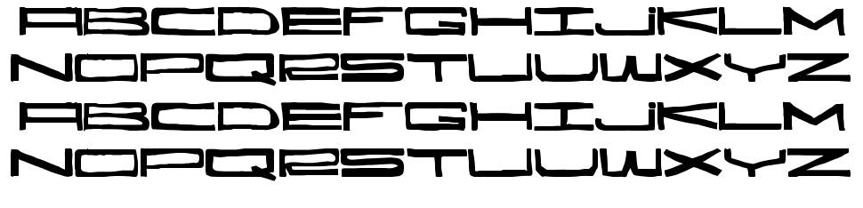 Hecatombe font Örnekler