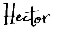 Hector шрифт