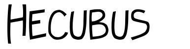 Hecubus 字形