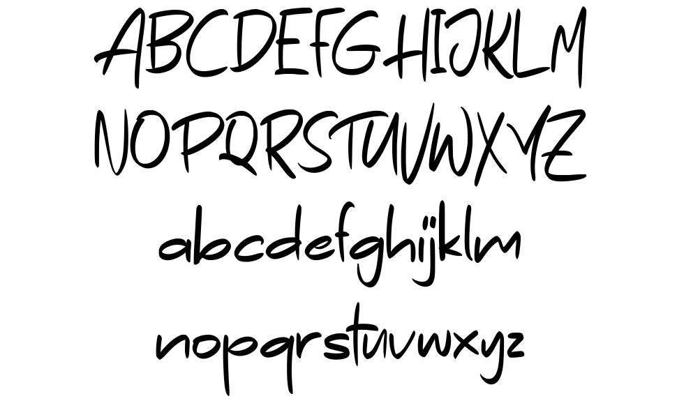 Hegora font Specimens