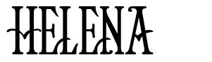Helena шрифт