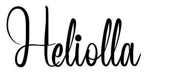 Heliolla 字形