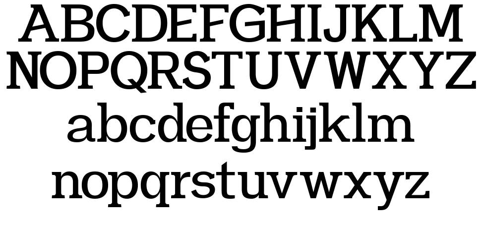 Heliony font specimens